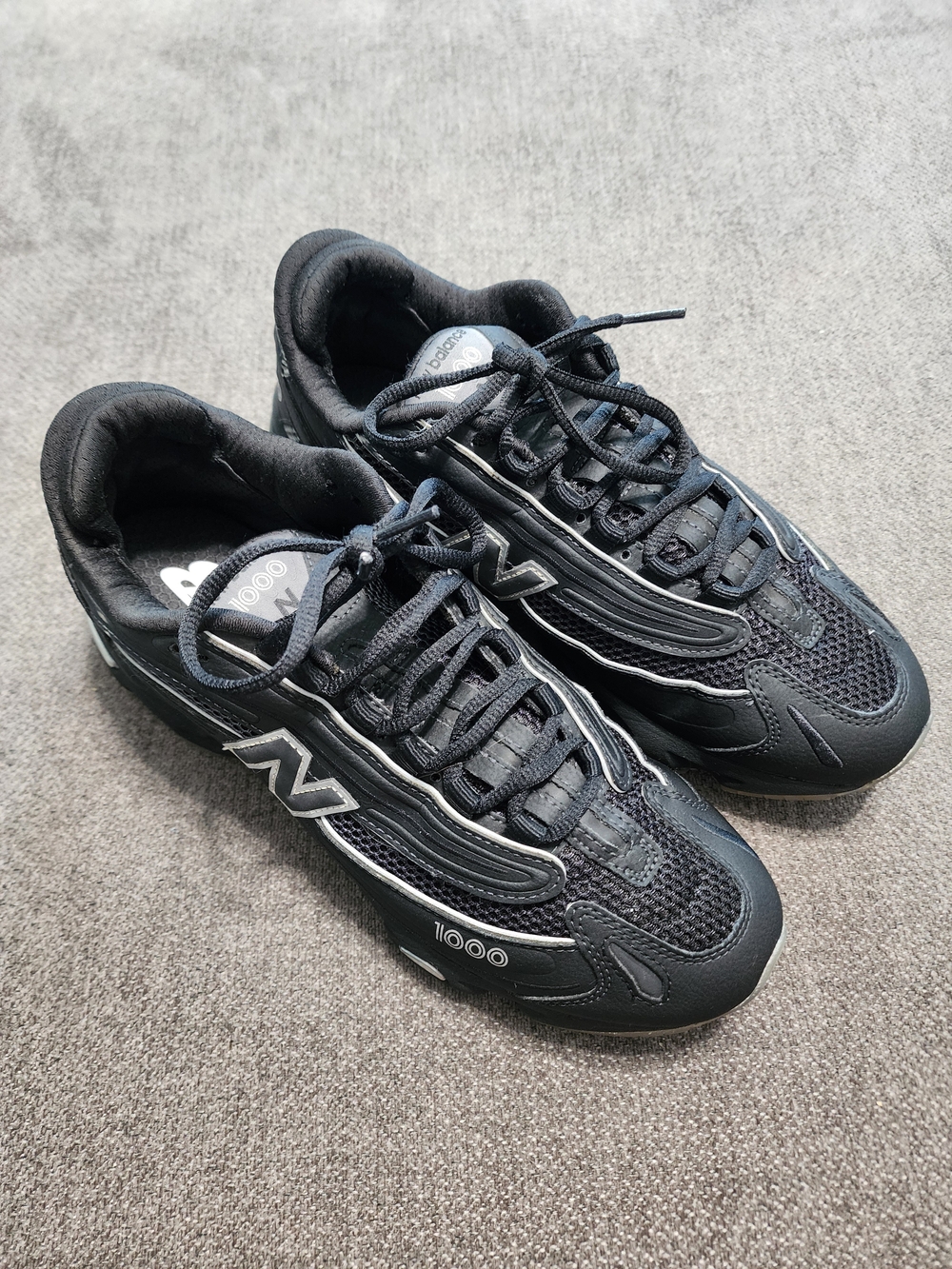 New Balance 1000 Black Sneakers Mens 8.5